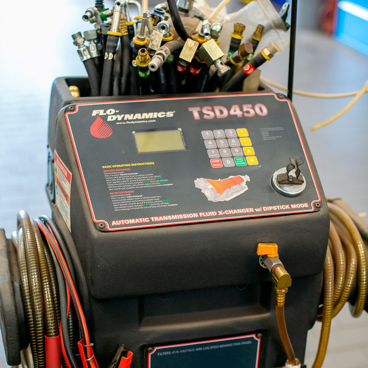 Reparatur und Instandsetzung / Gerät FLO-Dynamics